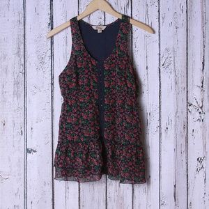 Decree Floral Print Tank Size M